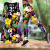 Tropical Skull  tanktop & legging outfit for women PL05082003