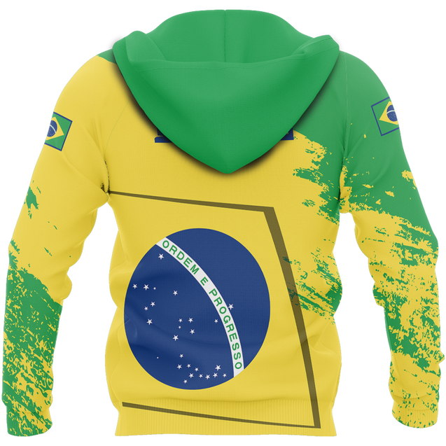 Brasil Special Pullover Hoodie-Apparel-Phaethon-Hoodie-S-Vibe Cosy™