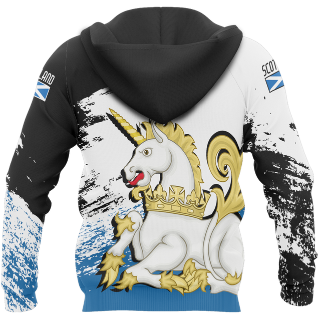 Scotland Royal Unicorn Pullover Hoodie NNK 1512-Apparel-PL8386-Zip Hoodie-S-Vibe Cosy™