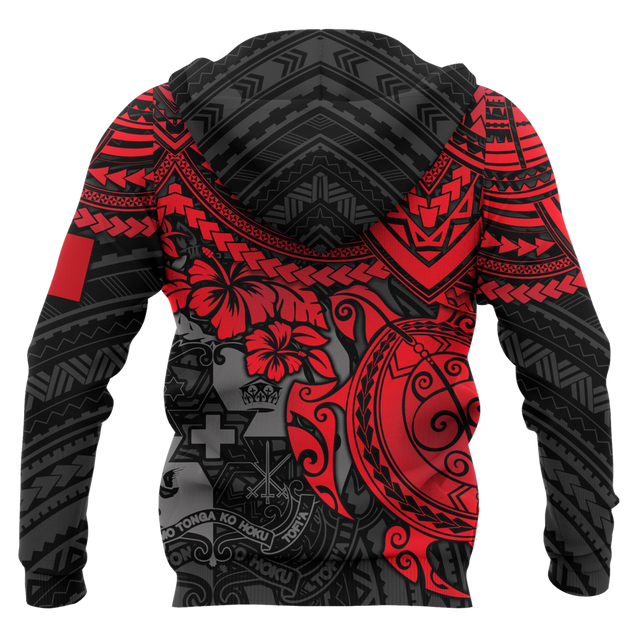 Tonga in My Heart Polynesian Tattoo Style 3D Printed Shirts TT0025-Apparel-TT-Hoodie-S-Vibe Cosy™