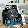 US Navy 3D All Over Printed Blanket