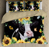 Country life: Sunflower Heifer Lovers bedding set