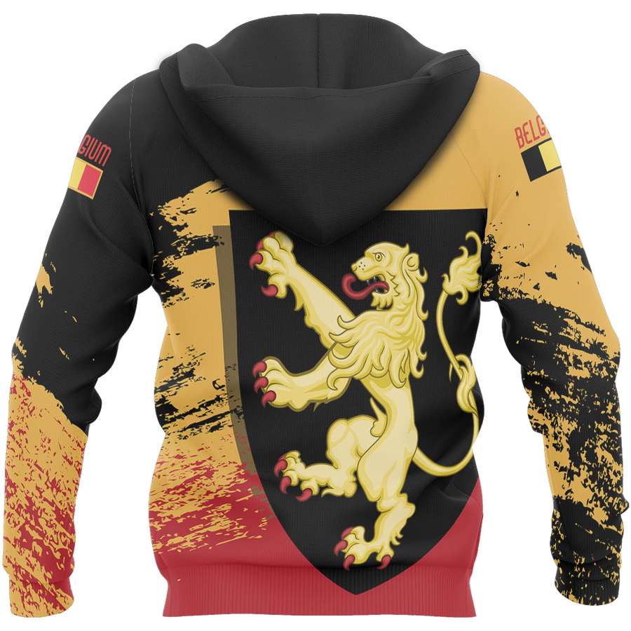 Belgium - Leo Belgicus Special Pullover Hoodie A0-Apparel-HD09-Hoodie-S-Vibe Cosy™
