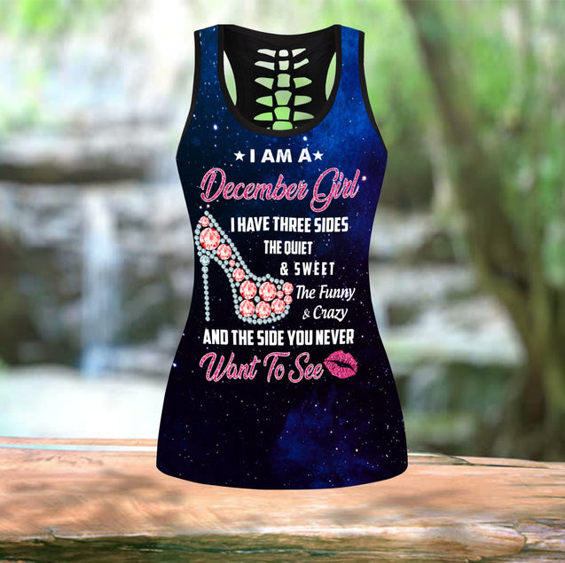 December Girl-I Have 3 Sides Combo Tank Top + Legging DQB08182010S