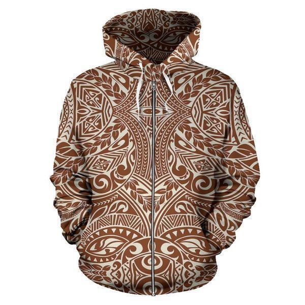 Polynesian Tribal Hoodie 13 - AH - J4-ALL OVER PRINT HOODIES (P)-Phaethon-Hoodie-S-Vibe Cosy™