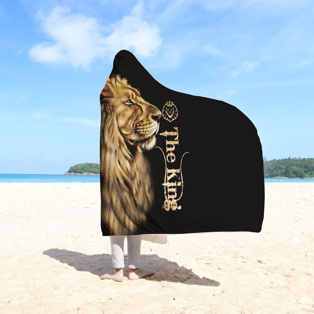 King Lion 3D All Over Printed Shirt Blanket