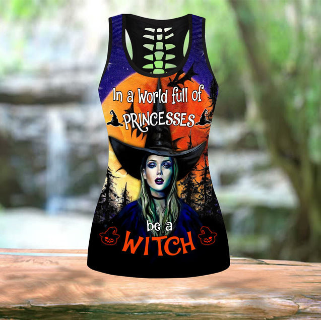 In The World Full Of Princesses Be A Witch Combo Tank Top + Legging DQB08192001