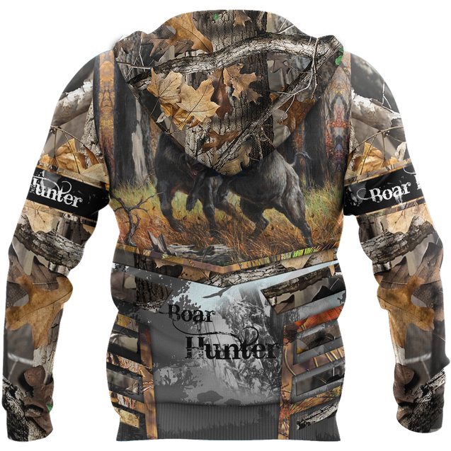 Great Boar Hunting Camo 3D All Over Print  Hoodie DL2022002S