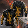 3D King Diamond Skull Poker Over Printed Hoodie