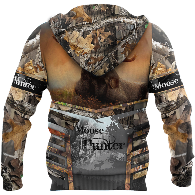 Premium Great Wood Moose Hunter All Over Printed Unisex Shirts