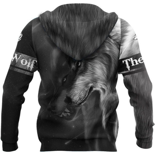 Tattoo Wolf 3D All Over Printed Hoodie For Men and Women DAST19102001