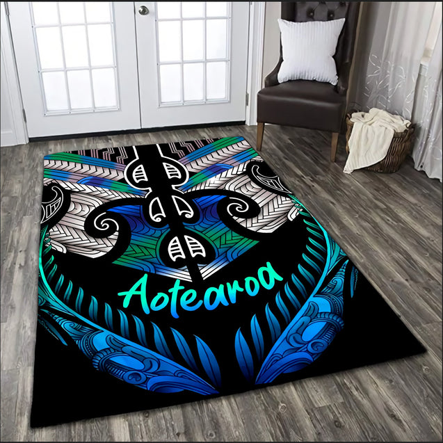 Aotearoa Rug Silver Fern Tangaroa MP10072003S