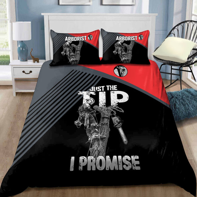 Premium All Over Printed Just The Tip I Promise Arborist Bedding Set MEI