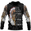 Wolf Native American Hoodie 3D All Over Printed Shirts
