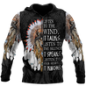 Wolf Native American Hoodie 3D All Over Printed Shirts