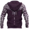 New zealand hoodie manta maori ta moko purple 3d all over printed shirt and short for man and women-Apparel-PL8386-Hoodie-S-Vibe Cosy™