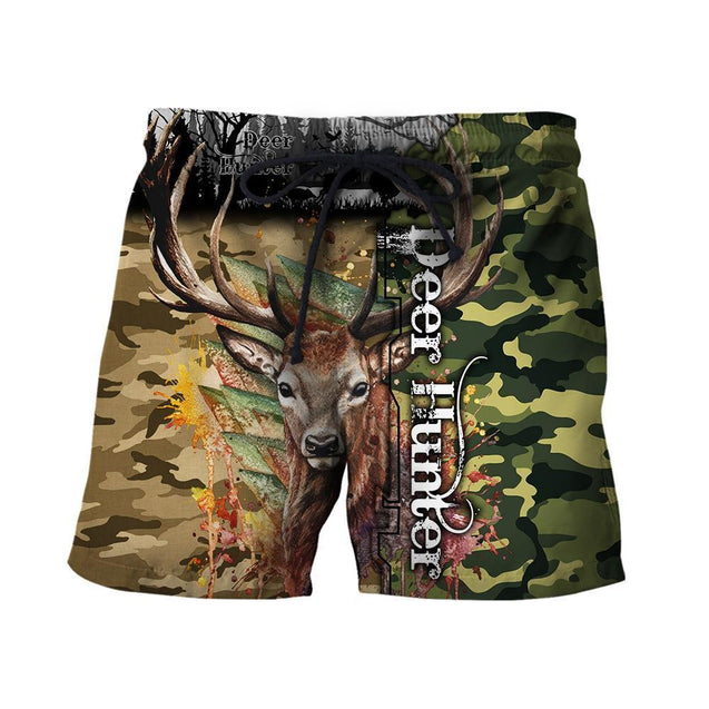 BEAUTIFUL HUNTING CAMO 3D ALL OVER PRINTED SHIRTS ANN231001-Apparel-PL8386-Shorts-S-Vibe Cosy™