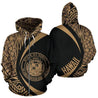 Hawaii Polynesian Hoodie - Circle Style 03 - Golden Color AH-ALL OVER PRINT HOODIES (P)-Phaethon-Zip-Up Hoodie-S-Vibe Cosy™