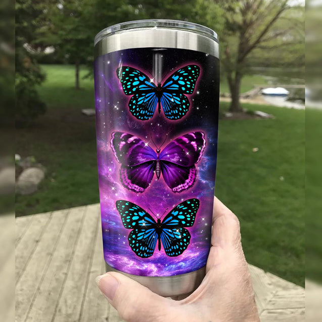 Butterfly Steel Tumbler TA031801-TA-Vibe Cosy™