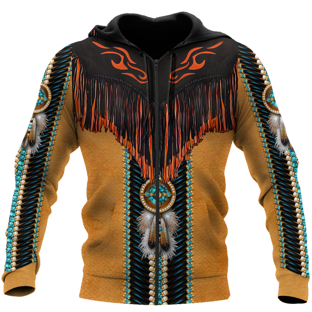 Premium Native American Hoodie 3D All Over Printed Shirts DA17112002CLVH-LAM