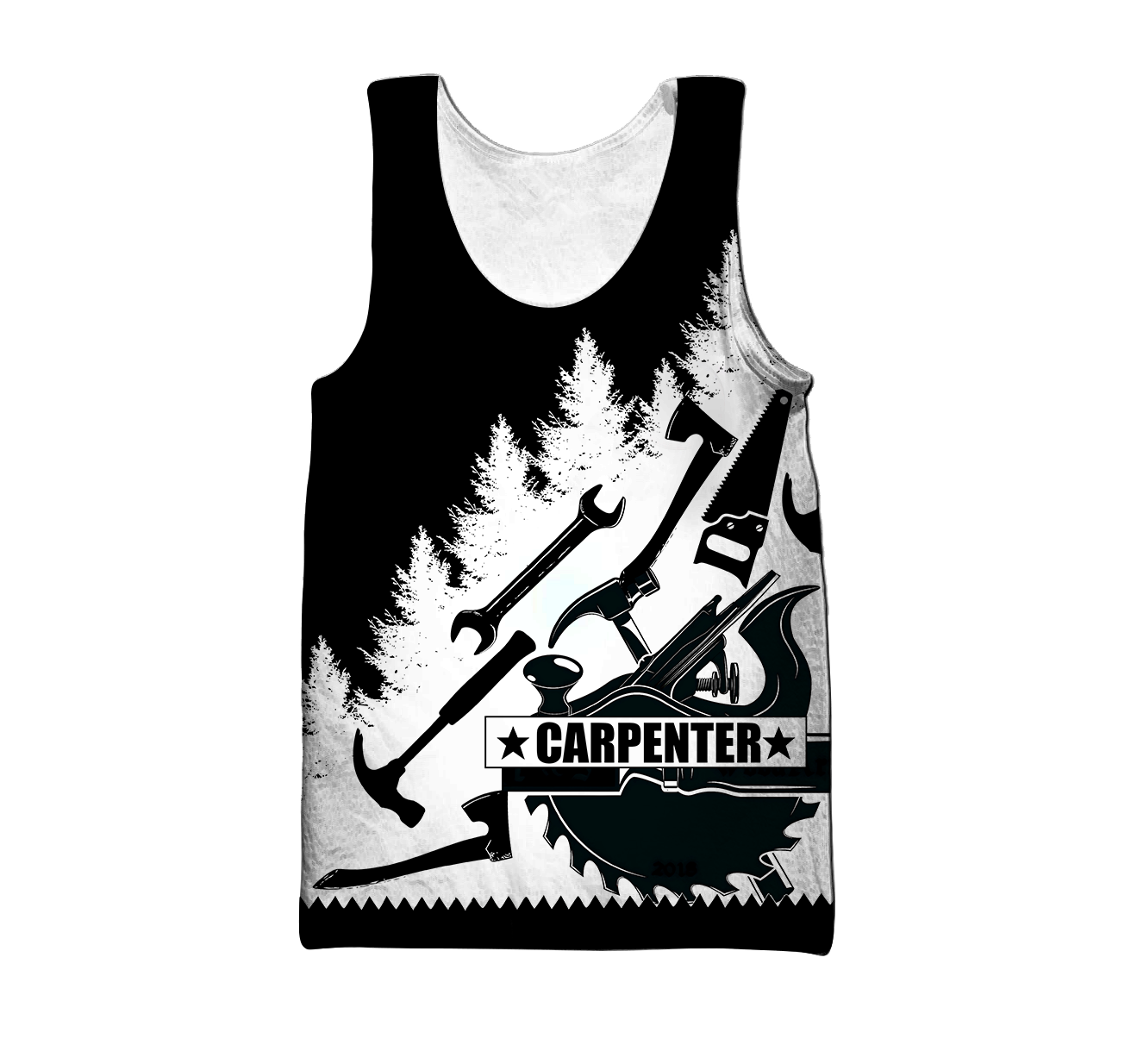 Premium Carpenter Man Tools Black and White Unisex Shirts DL20103201