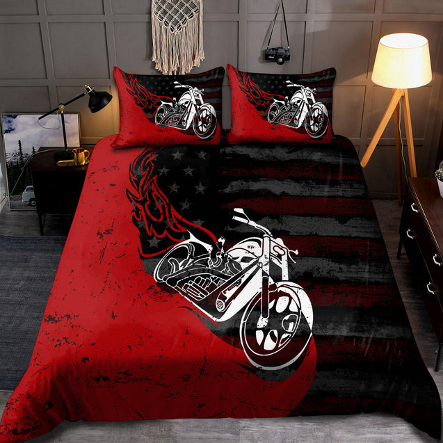 USA Motorcycle 3D Bedding Set HHT27072003-LAM-LAM-US Twin-Vibe Cosy™