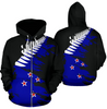 Silver Fern Flag Painting Hoodie TH5-Apparel-Khanh Arts-Zipped Hoodie-S-Vibe Cosy™