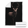 Alone Beautifull Deer Portrait blanket