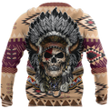 Love Skull native 3D all over printed for man and women QB06062004-Apparel-PL8386-Hoodie-S-Vibe Cosy™