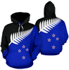 New Zealand Silver Flag Zip-Up Hoodie Th9-Apparel-Khanh Arts-Hoodie-S-Vibe Cosy™