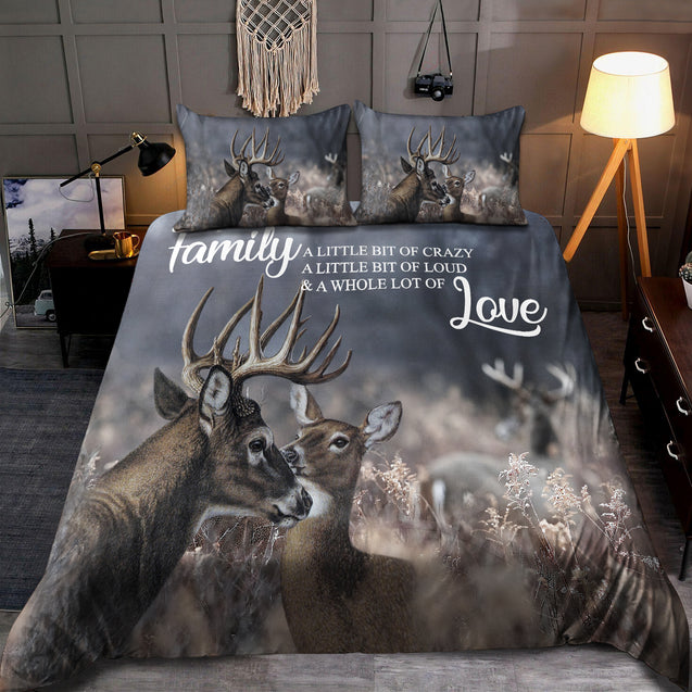 Deer Lovers: Romantic Bedding Set DA200820202