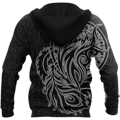 Maori dream catcher wolf tattoo 3d all over printed shirt and short for man and women HHT17072002-Apparel-PL8386-Hoodie-S-Vibe Cosy™