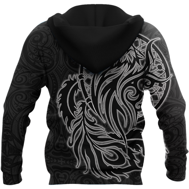 Maori dream catcher wolf tattoo 3d all over printed shirt and short for man and women HHT17072002-Apparel-PL8386-Hoodie-S-Vibe Cosy™