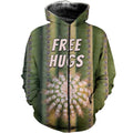 3D All Over Printed Brown Hugs Cactus Shirts-Apparel-NTH-Zip-S-Vibe Cosy™