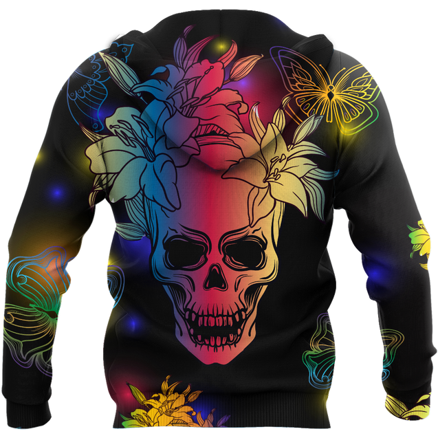 Love Skull 3D all over printed for man and women-Apparel-PL8386-Hoodie-S-Vibe Cosy™