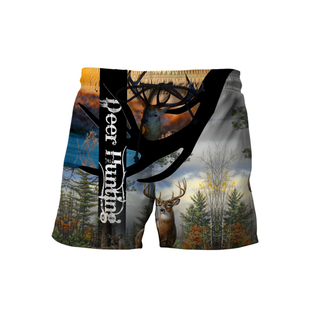 Love Deer Hunting 3D All Over Printed Shirts For Men And Woman