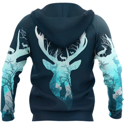 Deer Hunting 3D All Over Printed Shirts For Men LAM