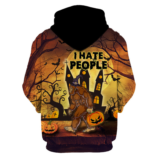 I hate People Bigfoot Funny Halloween