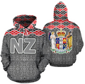 New Zealand Maori Over - Hoodie - BN09-Apparel-Khanh Arts-Hoodie-S-Vibe Cosy™