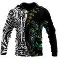 Maori paua shell 3d all over printed shirt and short for man and women HHT21072003-Apparel-PL8386-Zipped Hoodie-S-Vibe Cosy™