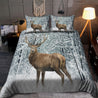 Deer In Winter Forest Bedding Set HHT29092001-MEI