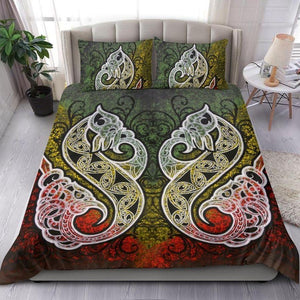 New Zealand-Maori Manaia Bedding Set TA062206-Quilt-TA-Twin-Vibe Cosy™