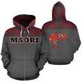 Maori All Over Zip-Up Hoodie - BN04-Apparel-Khanh Arts-Hoodie-S-Vibe Cosy™