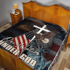 American - One Nation Under God 3D All Over Printed Quilt
