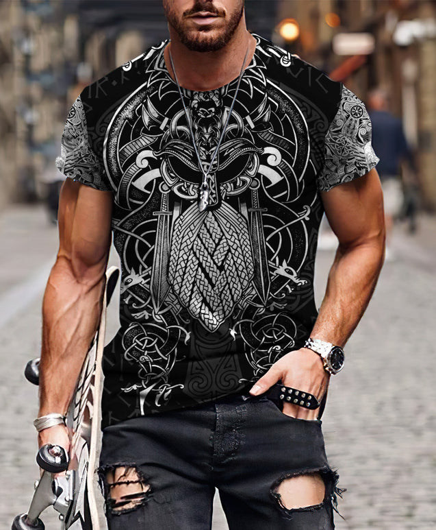 Viking Odin Tattoo 3D All Over Printed Unisex Shirts