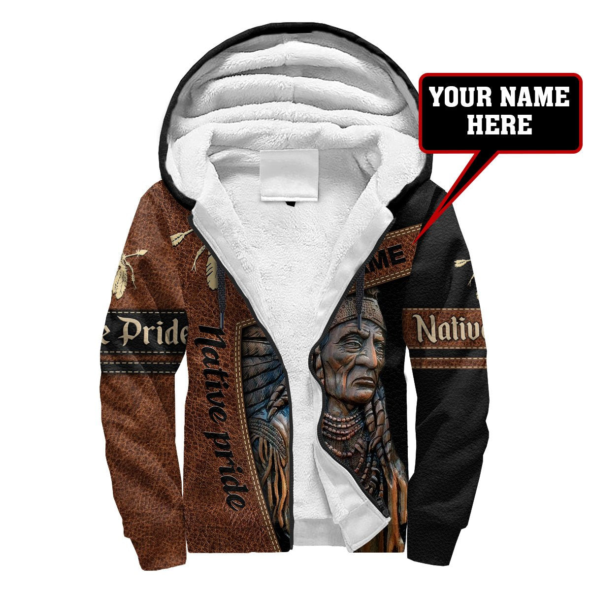 Customize Name Native American 3D All Over Printed Unisex Shirt