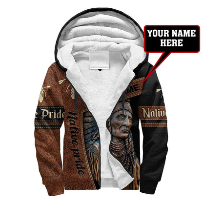 Customize Name Native American 3D All Over Printed Unisex Shirt
