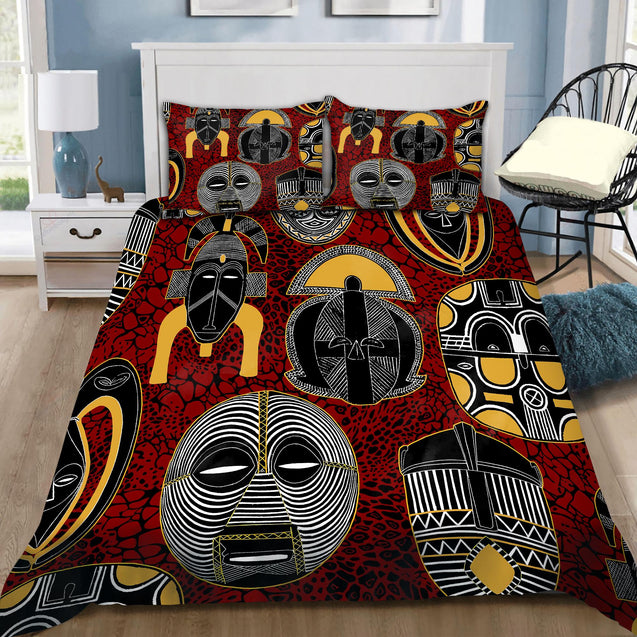 African Motifs Crazy Bedding Set-ML-ML-US Twin-Vibe Cosy™