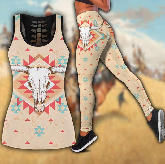 Native American legging + hollow tank combo
