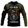 US Army Veteran 3D All Over Printed Unisex Shirts